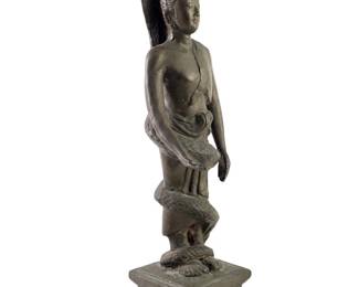 Scarce Standing Mahaveer Swami India Bronze