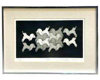 Signed Jonathan Talbot âSeals" Lithograph