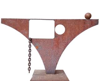 Original Skip Fox Architectural Design Sculpture