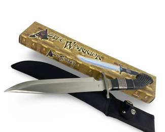 Aztec Warrior Bowie Knife Fixed Blade
