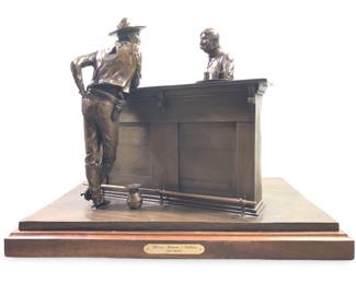 Big Cody Houston Horses Women & Politics Bronze