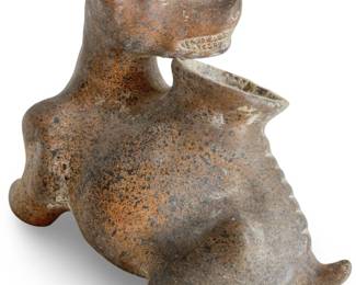 Colima Dog Pre Columbian Vessel Reproduction