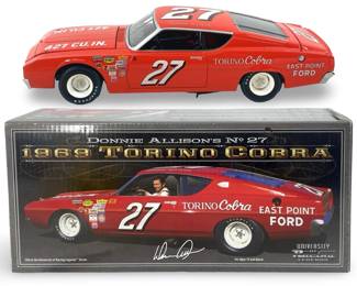 Signed Donnie Allison 1969 Torino Cobra Car