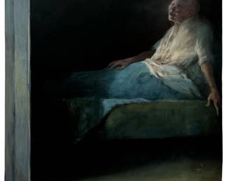 Large Signed Original Charles Sibley Oil on Canvas