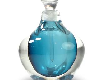 Vintage Kosta Sweden Art Glass Perfume Bottle