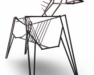 Skip Fox Original Forged Steel Horse Sculpture