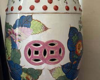 59. Pair of Chinese Garden Stools (19"h)