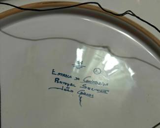 151a. Estrela de Conimbriga Decorative Plate from Portugal (14"" round)

