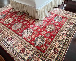 6. Red Wool Hand Knotted Rug (8' x 10')