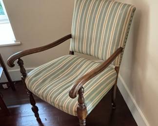 9. Vintage Upholstered Arm Chair (25" x 26" x 35")