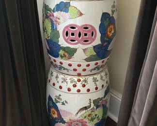 59. Pair of Chinese Garden Stools (19"h)