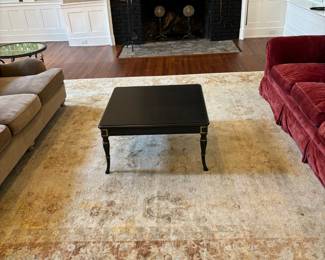 97. Gold Tone Wool Rug (143" x 173")