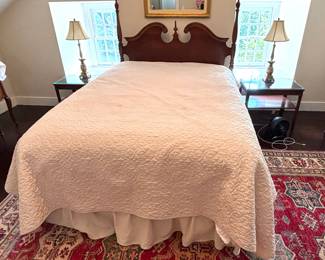 11. Vintage Chippendale Style Queen Bed