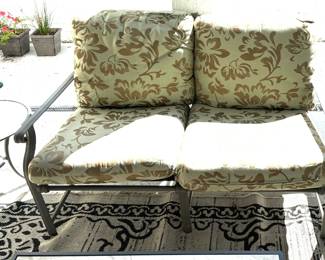 159. Brown Jordan 3pc Set Loveseat & 2 Rockers