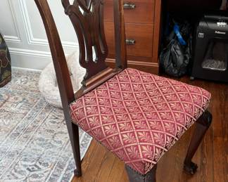 77. Pair of Antique Side Chairs (19" x 19" x 41")