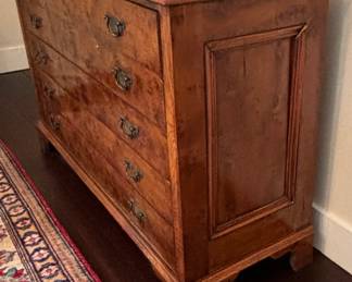7. Antique Birdseye Maple Dresser w/ 5 Drawers (49" x 18" x 34")