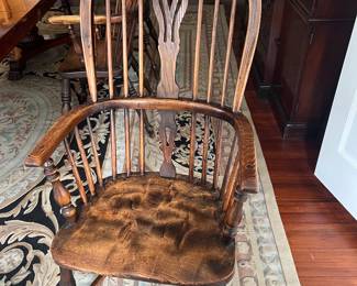 84. Set of 8 Antique English Windsor Chairs
