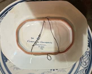 "151d. Estrele de Conimbriga Decorative Plate from Portugal
(9"" octagon)")

"