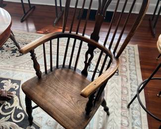 84. Set of 8 Antique English Windsor Chairs