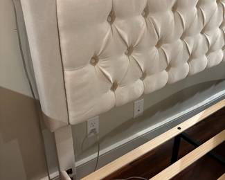 33. Tufted King Bed (no mattress)