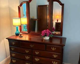 Dresser By Sumter Cabinet Company With Mirror