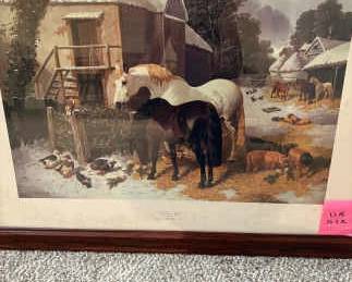 Print By JF Herring Sr Of Horses