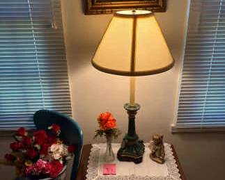 Bed Table, And Small Painted Chair