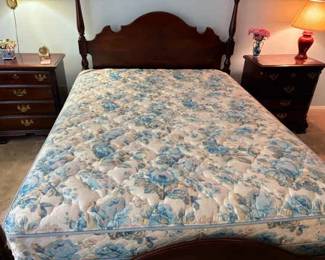 Bedframe In Full Size And Two Night Side Tables