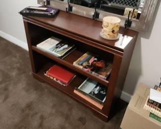 Wooden 2-Shelf Bookcase – Classic Brown Finish Small Bookshelf