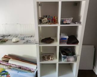 IKEA KALLAX White 8-Cube Shelf Organizer Storage Unit