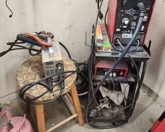 Vaper 170 MIG/Flux Core Welder, Power Arc System, Welding Cart, & Accessories