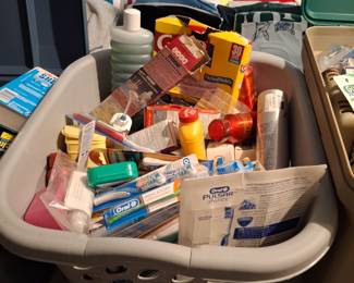 More toiletries than you've ever seen!