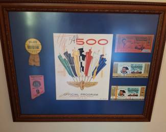 Indy 500 vintage programs