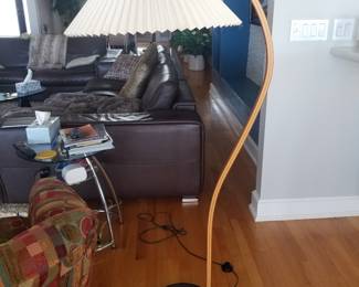 Teak lamp will be available (not the items in the background )