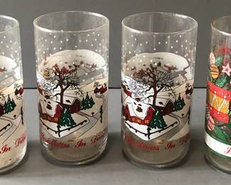 coca cola glasses 6 