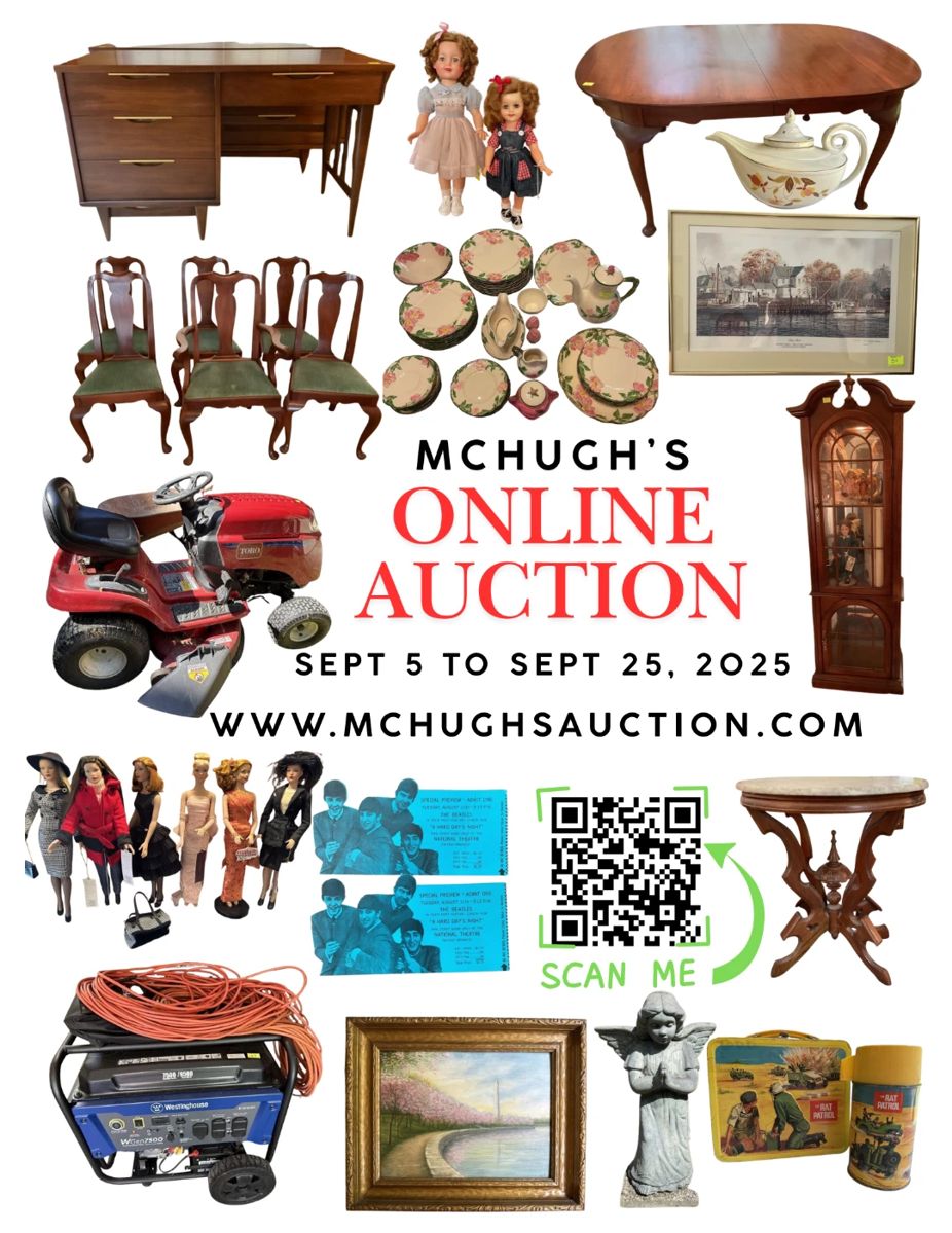 McHugh's ONLINE Auction!