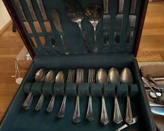 silver plate flatware