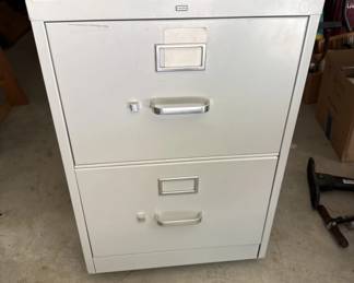 Metal filing cabinet