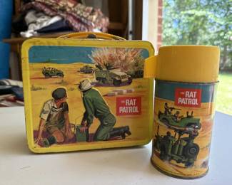 • 1967 Aladdin The Rat Patrol Metal Lunch Box
