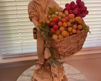 Chalkware figure of man