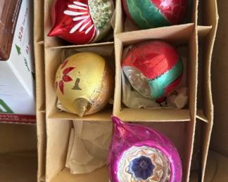 vintage Christmas ornaments