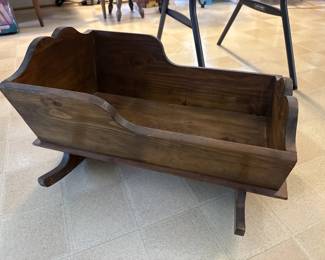 wood cradle