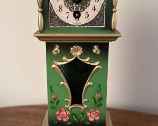 • West German Adrian Taron Miniature Wind Up Clock