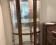 large lighted display curio cabinet