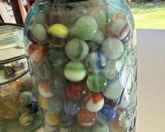 marbles in Ball jar