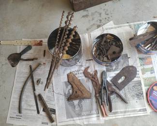 Old tools drill bits