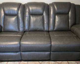 This is a robot sofa.  It reclines when you push a button.