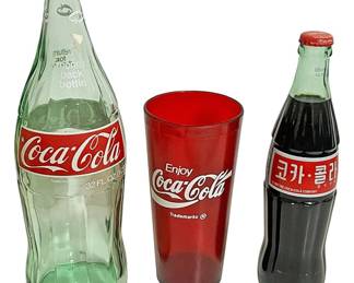 Vintage CocaCola Bottles  Cup
