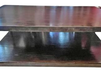 Dark Finish Coffee Table