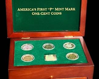 First P Mint Mark OneCent Coins